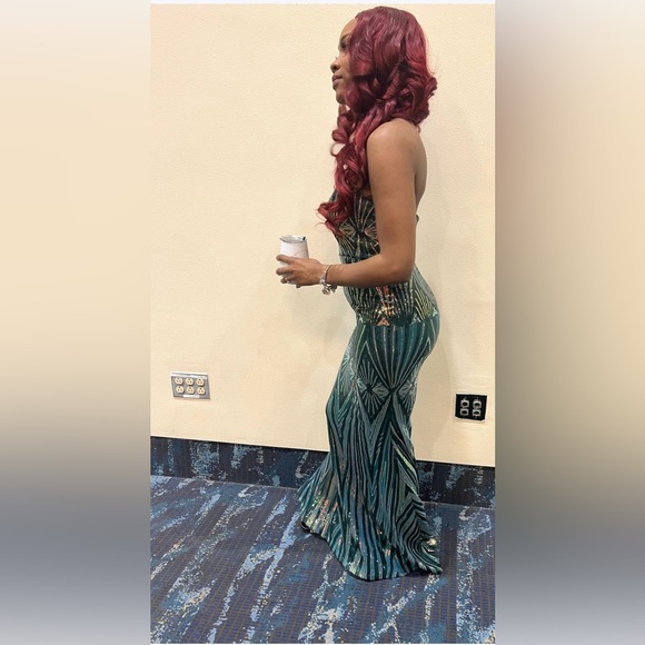 sequin ball gown - Picture 2 of 2